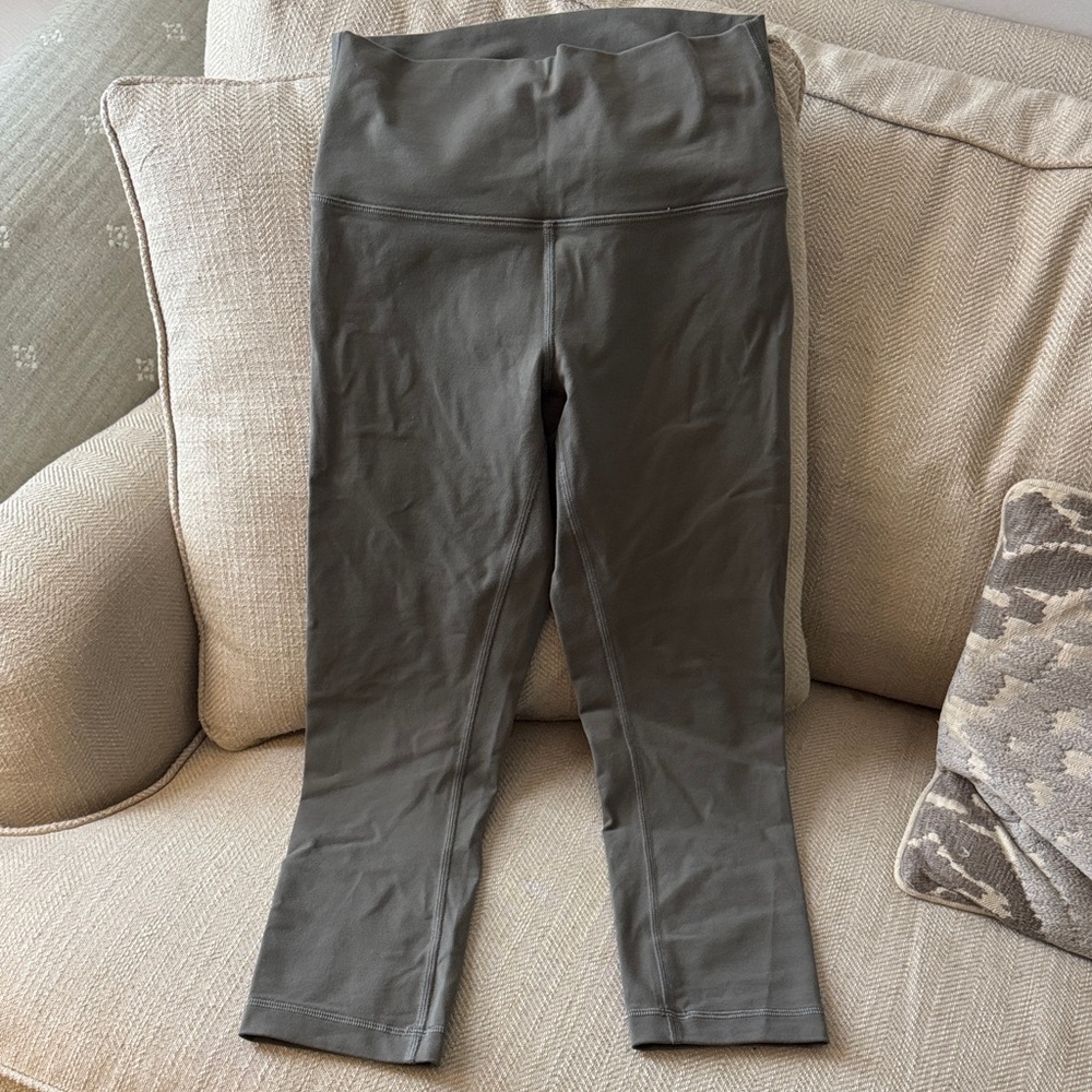 lululemon athletica Olive Green High-Rise Leggings